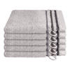 WASCHHANDSCHUHSET Skyline Color - 5-teilig - 16 x 22 cm - Hellgrau - Hellgrau, Textil (16/22cm) - SCHIESSER