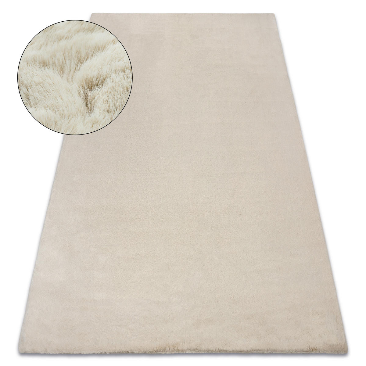 TEPPICH Bunny 120/170 cm - Beige, Textil (120/170cm) - rugsX
