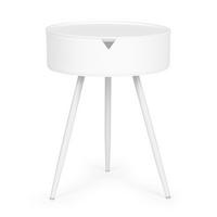 BEISTELLTISCH NILO Weiß - Weiß, Kunststoff/Metall (40.5/40.5/54cm) - Mat-Haus