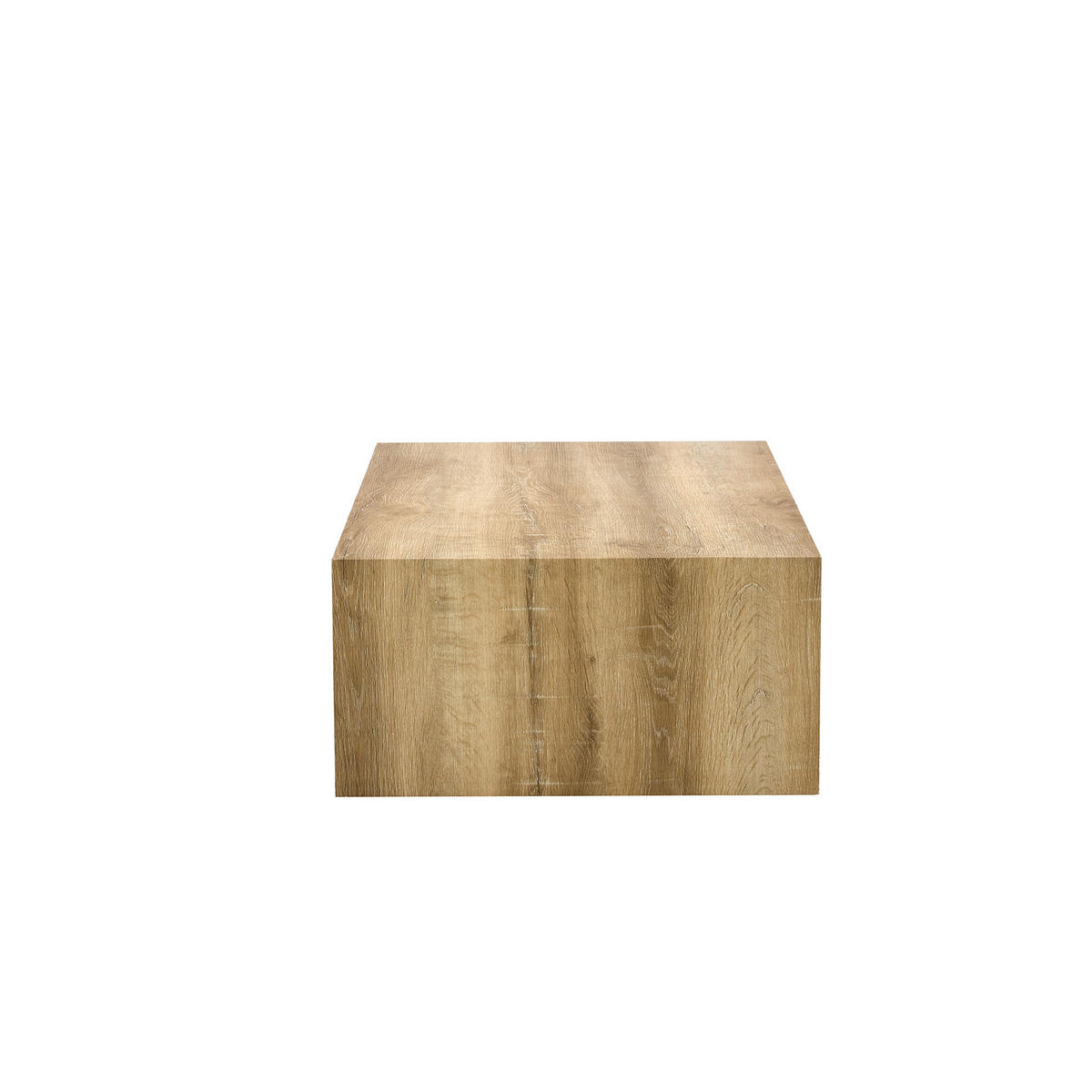 COUCHTISCH rechteckig Helle Naturholzoptik MDF 90/50/30 cm - Naturfarben, Holzwerkstoff (90/50/30cm)