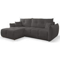 ECKSOFA Grafit BOSE Mit Schlaffunktion Links - Graphitfarben, Textil (257/177cm) - Sepro Meble
