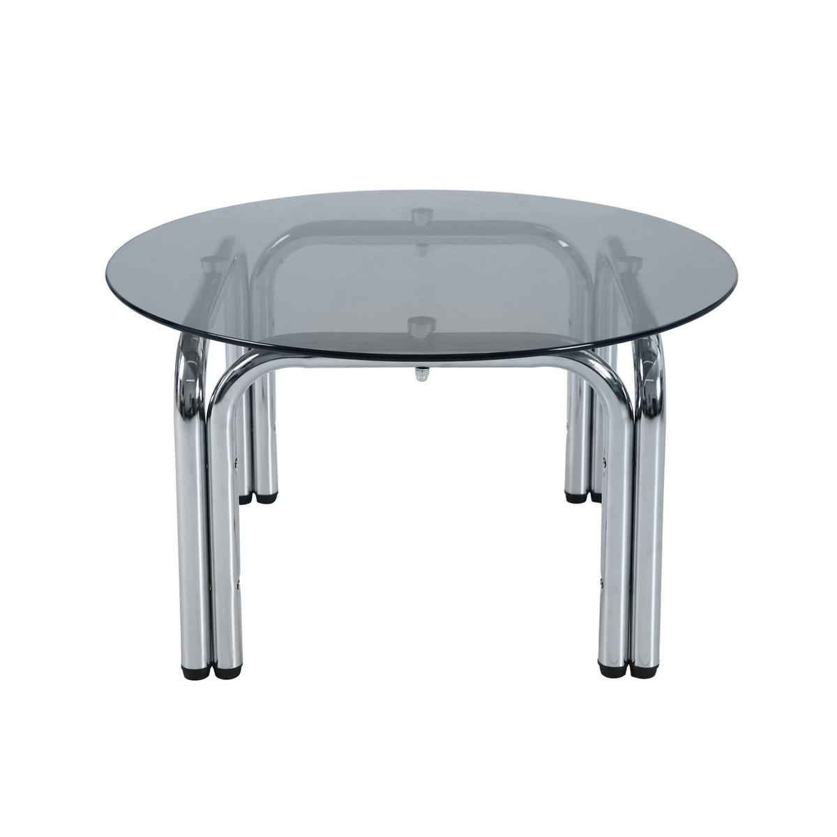 COUCHTISCH, schwarz - Schwarz, Glas (70/70/41cm) - Oviala