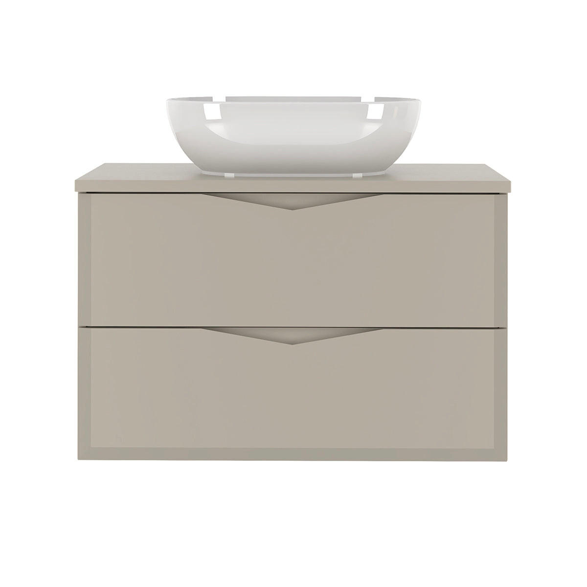 WASCHTISCH 80.6cm Ellie Kaschmir - Beige, Holzwerkstoff (80.6/52.2/46.5cm) - Petits-meubles
