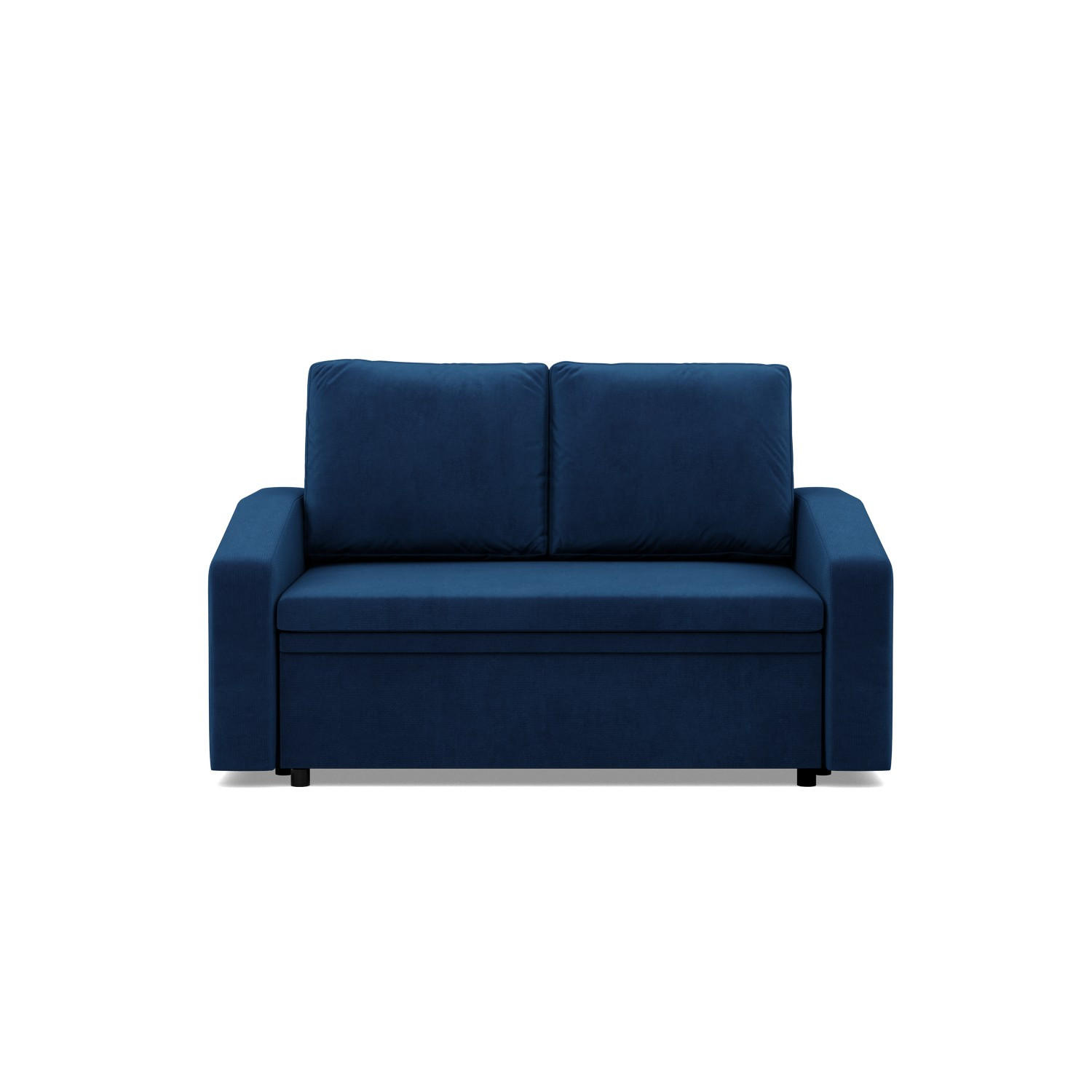 SOFA 2-SITZER MIT SCHLAFFUNKTION NEO, Dunkelblau - Blau, Textil (148/90/87cm)