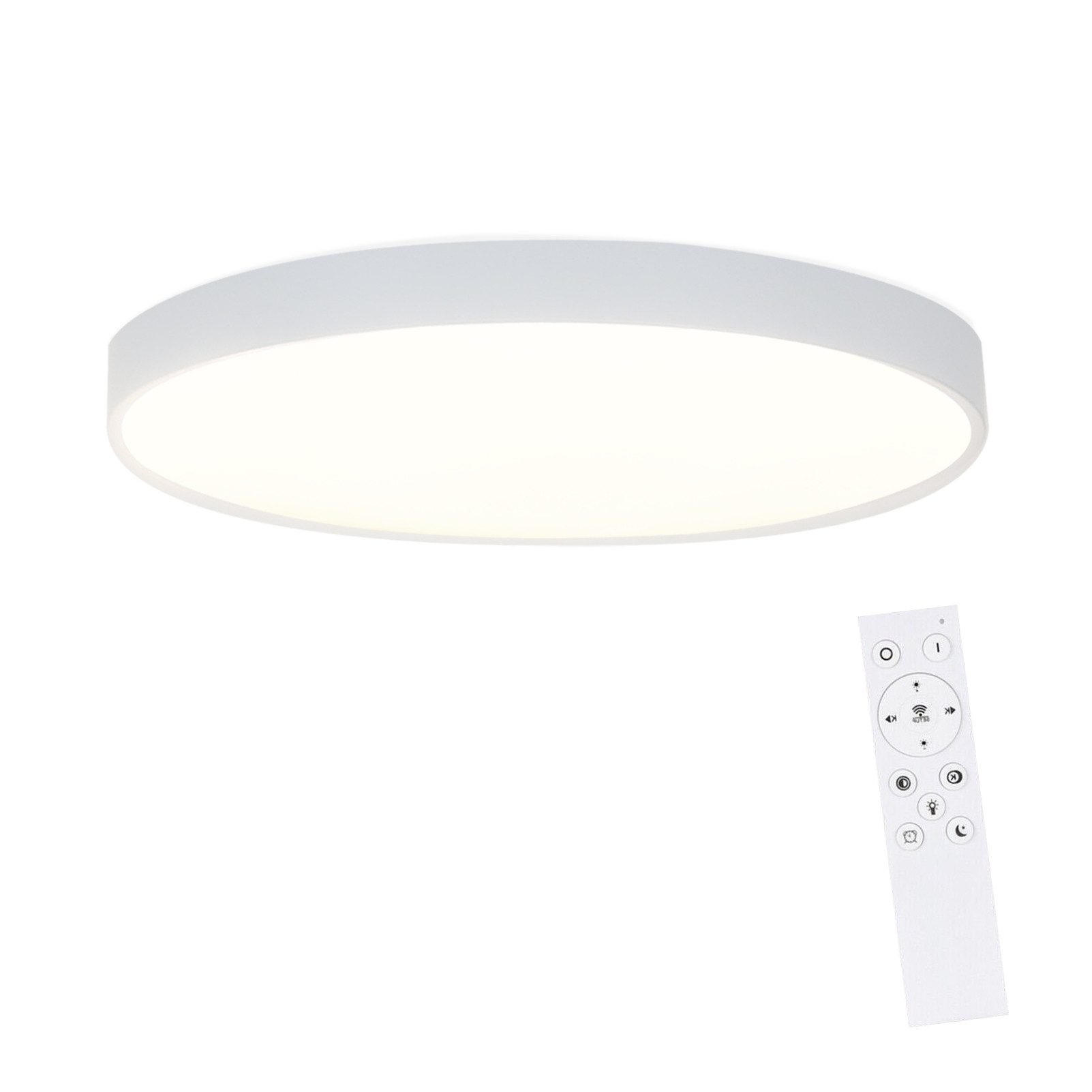LED-DECKENLEUCHTE Ulmenbrand 37.0/6.5/37 cm - Weiß, Metall (37/37/6.5cm) - ZMH