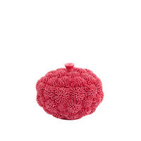 DEKO-DOSE Coral Rot Ø20/15,5 cm - Rot, Kunststoff (20/15.5/20cm) - Light & Living