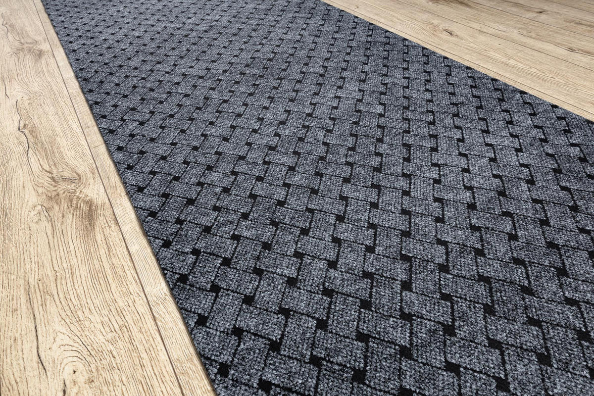 TÜRMATTE rutschfest 100 100/260 cm - Grau, Textil (100/260cm) - rugsX