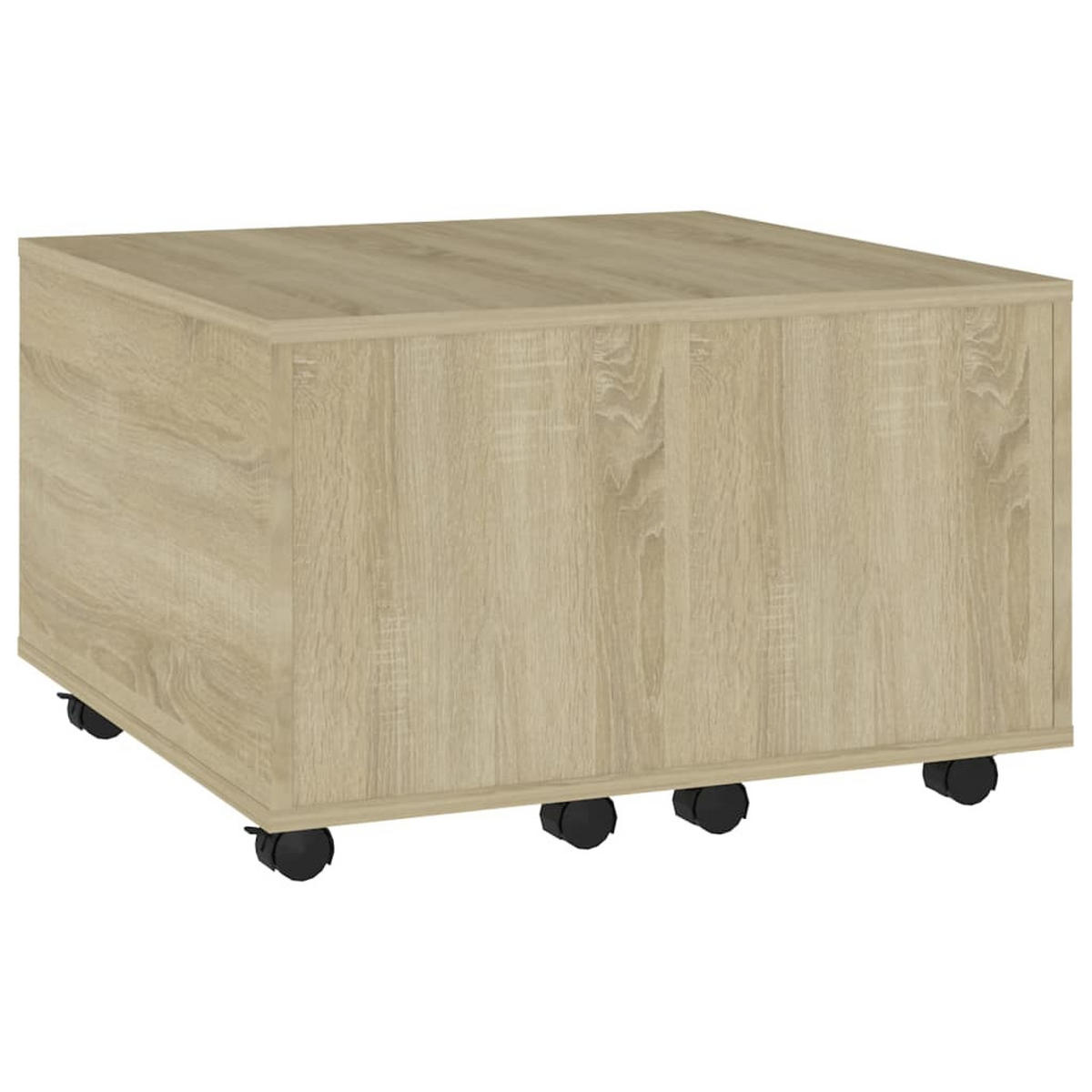 COUCHTISCH Sonoma-Eiche 60x60x38 cm Holzwerkstoff - Braun, Holzwerkstoff (60/60/38cm) - furnicato