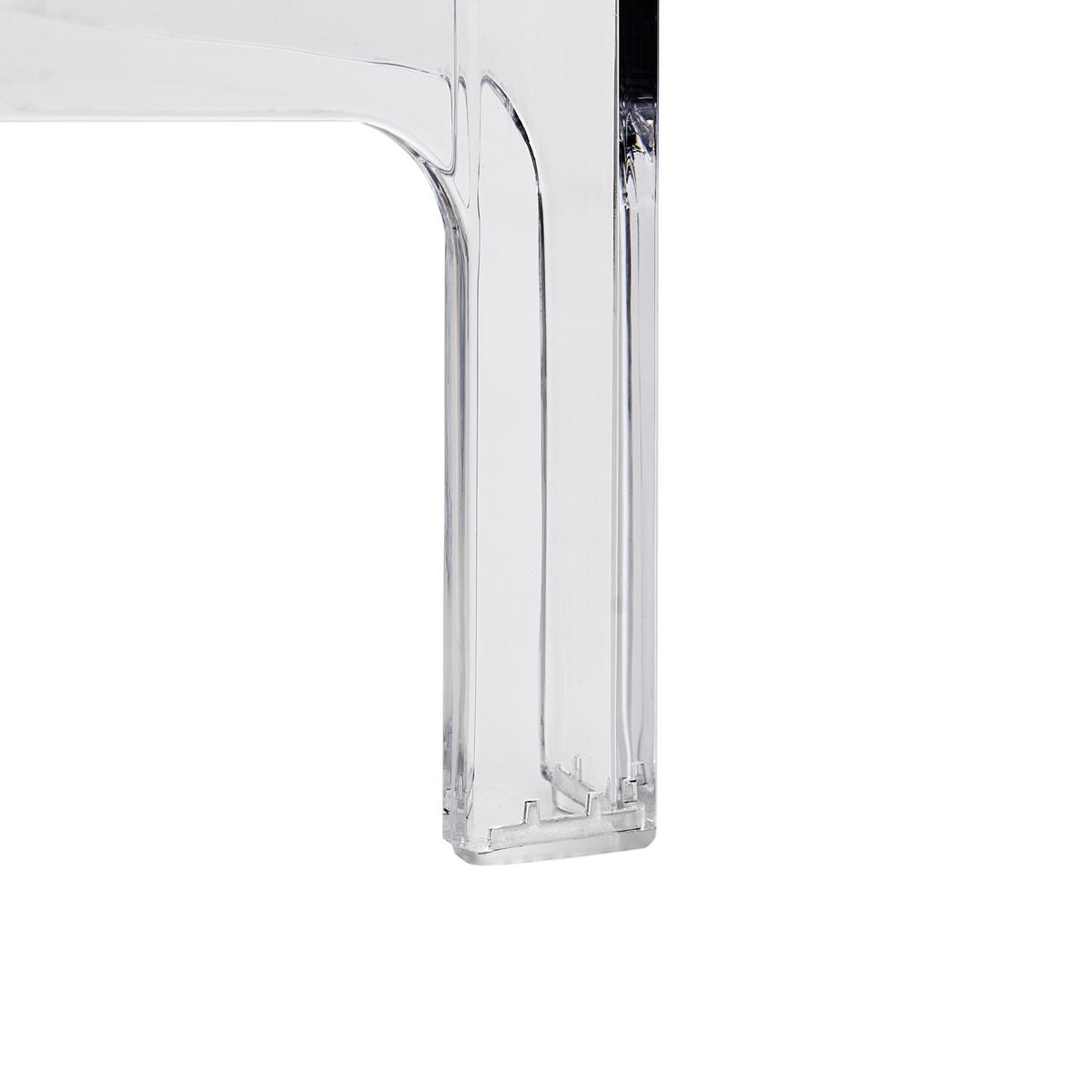 BARSTUHL 2er-Set Transparent Wellington - Transparent, Kunststoff (42/100/49cm) - Beliani