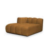 SOFAELEMENT Links Chenille Stoff Gelb - Currygelb/Schwarz, Holzwerkstoff/Kunststoff (179/70/113cm) - Makamii