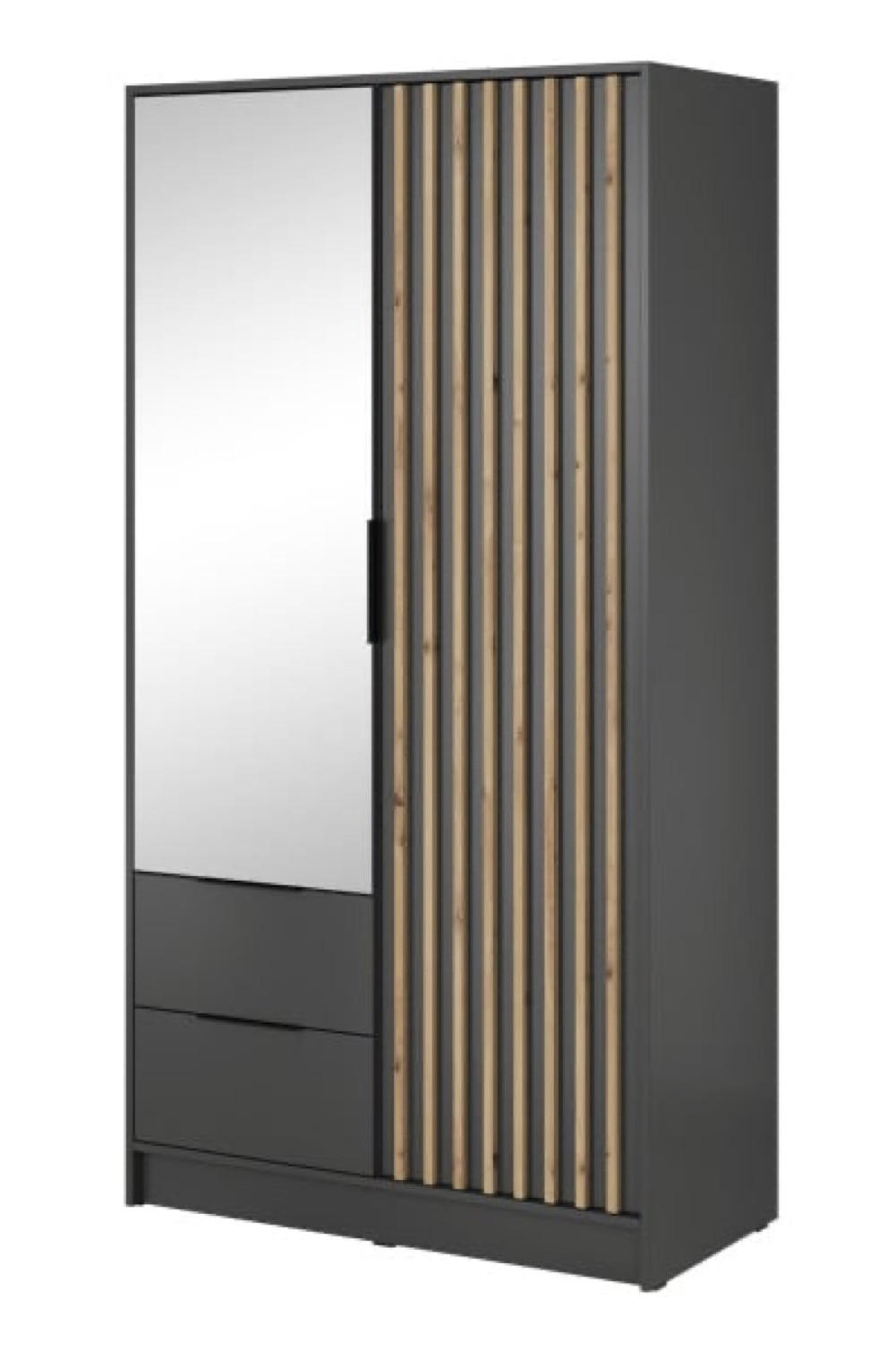Sepro Meble Schrank Graphit 105x200x51 cm