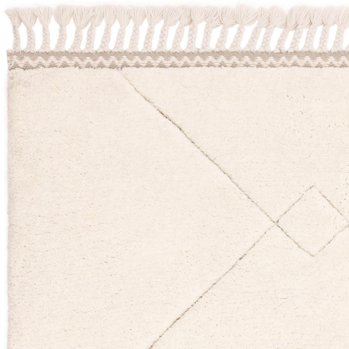 TEPPICH für Wohn- und Schlafzimmer NADOR Weiß 160 x 230 cm - Weiß, Textil (160/230cm) - Novatrend