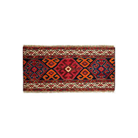 HANDWEBTEPPICH Sumak Shahsavan Blau 53/110 cm Schurwolle - Blau, Textil (110/53cm) - Looma