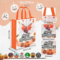 GESCHENKTÜTE Halloween 6-teiliges Set 38x30x10cm - Multicolor, Textil (30/10/43cm)