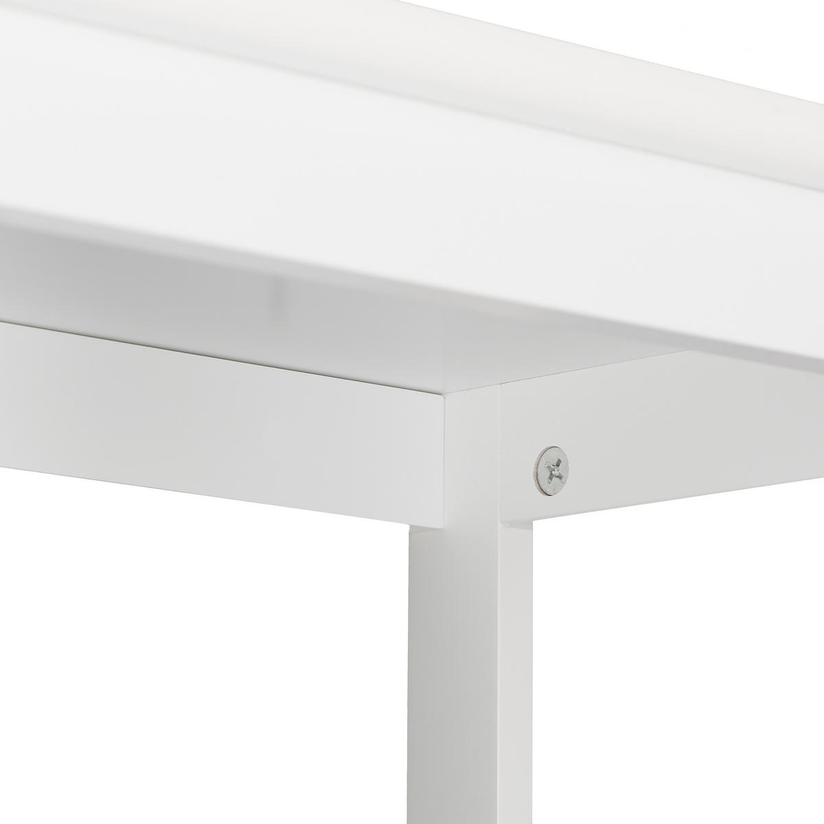 BADSCHRANK - Weiß, Holzwerkstoff (45/83/30cm) - Relaxdays