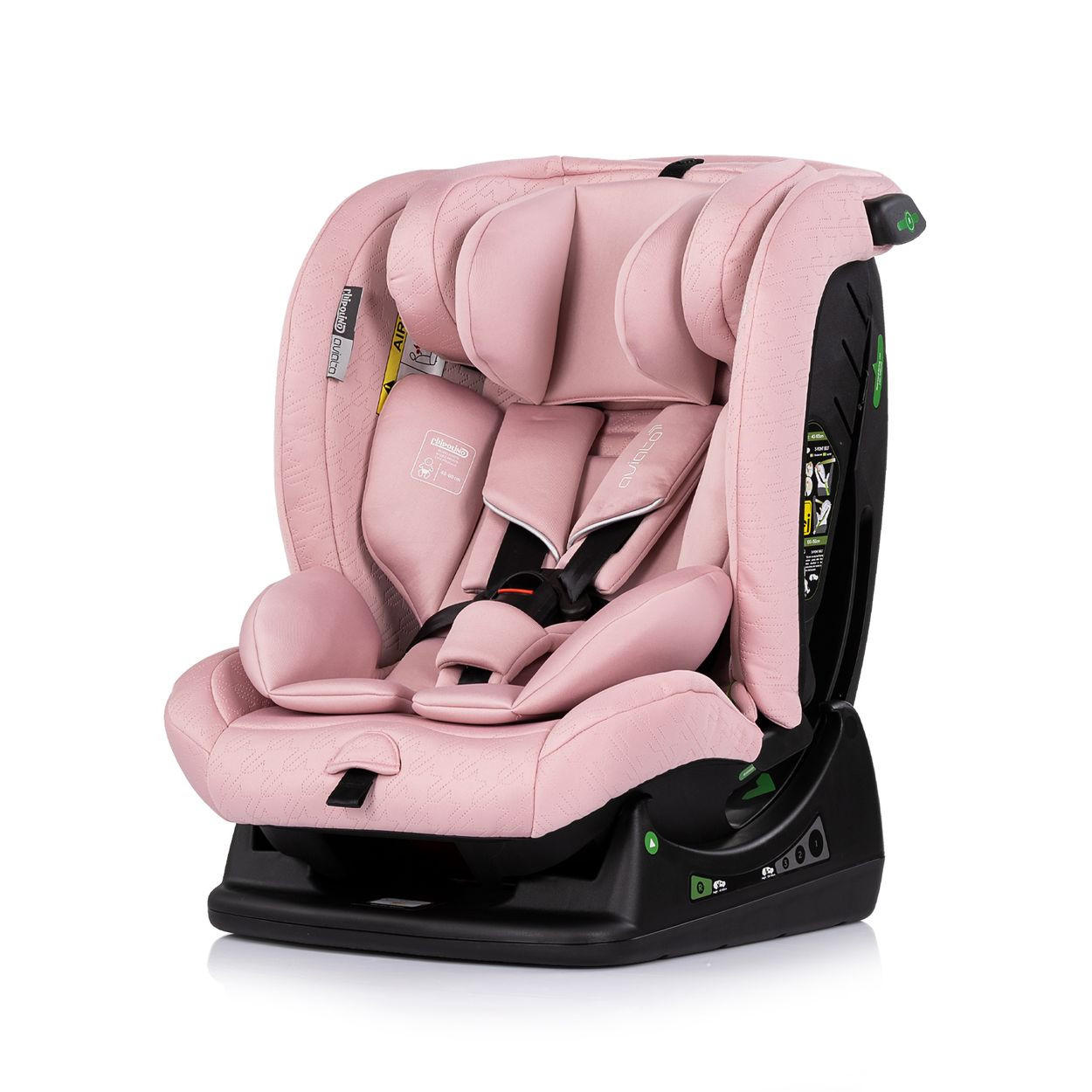 KINDERSITZ Aviato i-Size pink (40 - 150 cm) Gruppe 0/1/2/3, verstellbar - Pink, Kunststoff (44/58/51cm) - Chipolino