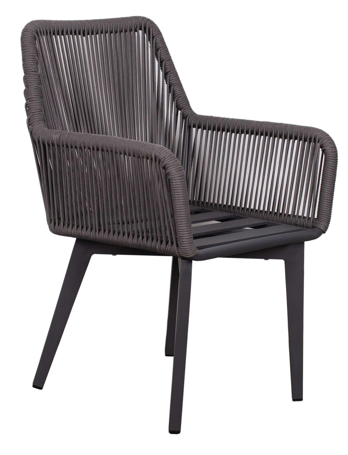 GARTENSTUHL Marbella - Grau, Metall (63/78/58cm) - Mr. Deko