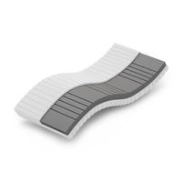 KALTSCHAUMMATRATZE KSP-500-XXL, 7 Zonen, Fest , Größe: 180x200 - Weiß, Textil (180/200cm) - Betten-ABC