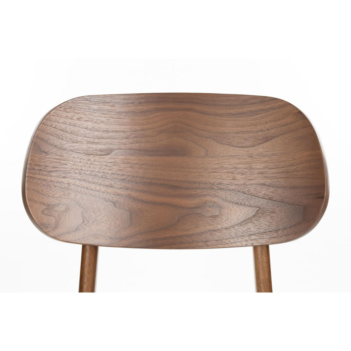 BARHOCKER Marais Rückenlehne 68,5 cm Walnussfarbe - 2 er Set - Braun, Kunststoff (44.5/104/55.5cm) - Dutchbone