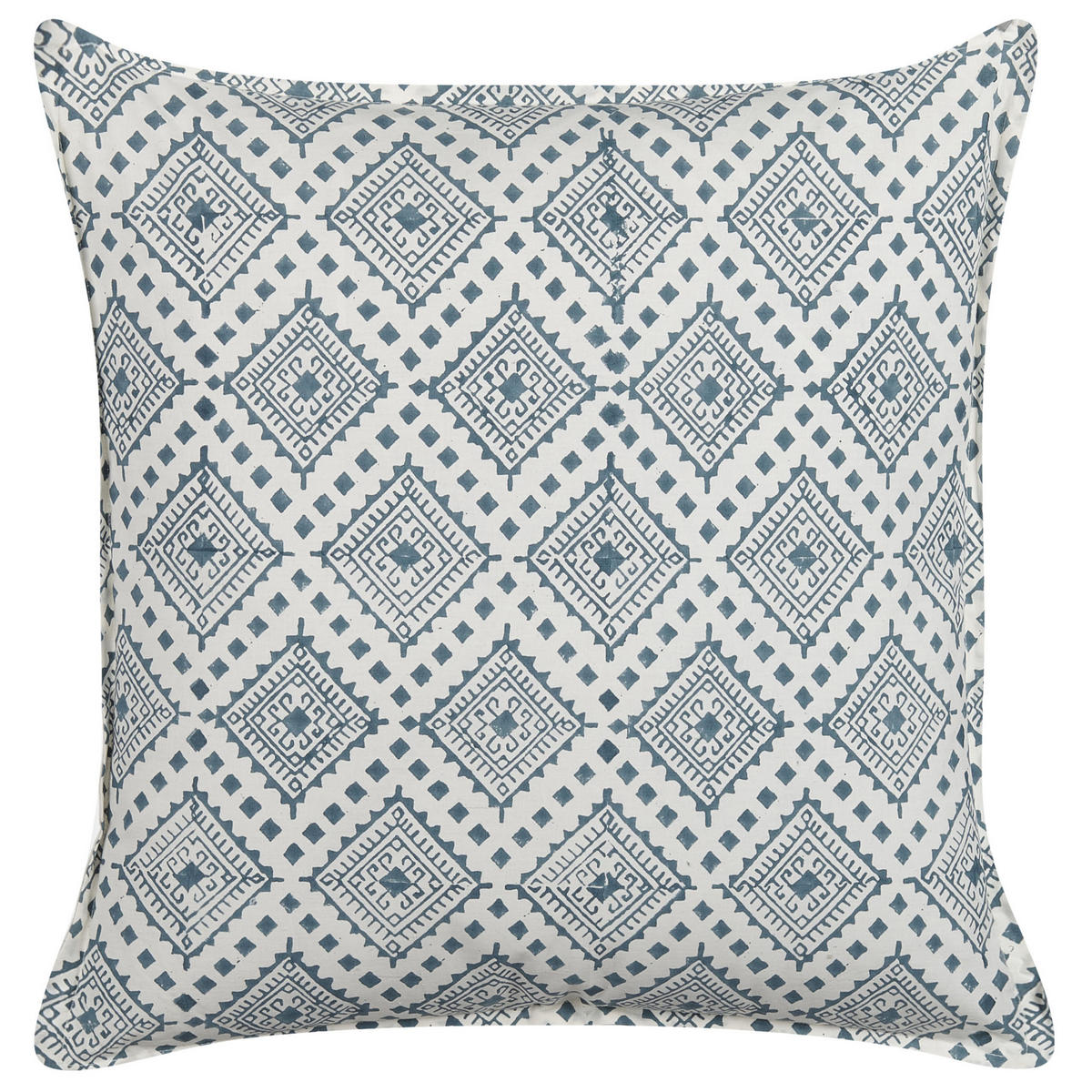DEKOKISSEN 2er-Set Dunkelblau 45/45 cm Cordata - Dunkelblau, Naturmaterialen/Textil (45/45cm) - Beliani