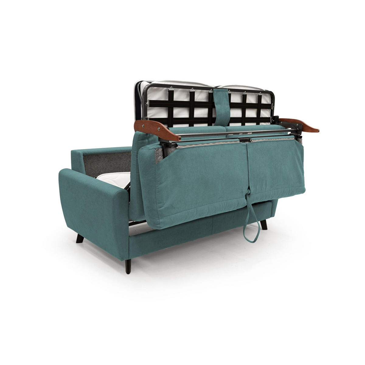 SCHLAFSOFA Callisto - Petrol, Textil (168/97/96cm) - Divani.store