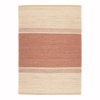 DESIGN-TEPPICH aus handgewebter Jute bruin - Braun, Naturmaterialien (200/290cm) - AFK Living