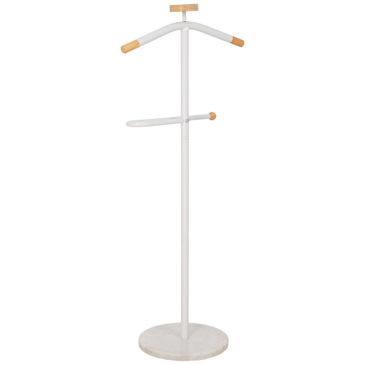 GARDEROBENSTÄNDER aus metall - Weiß, Metall (30/120/30cm) - Wanderlust