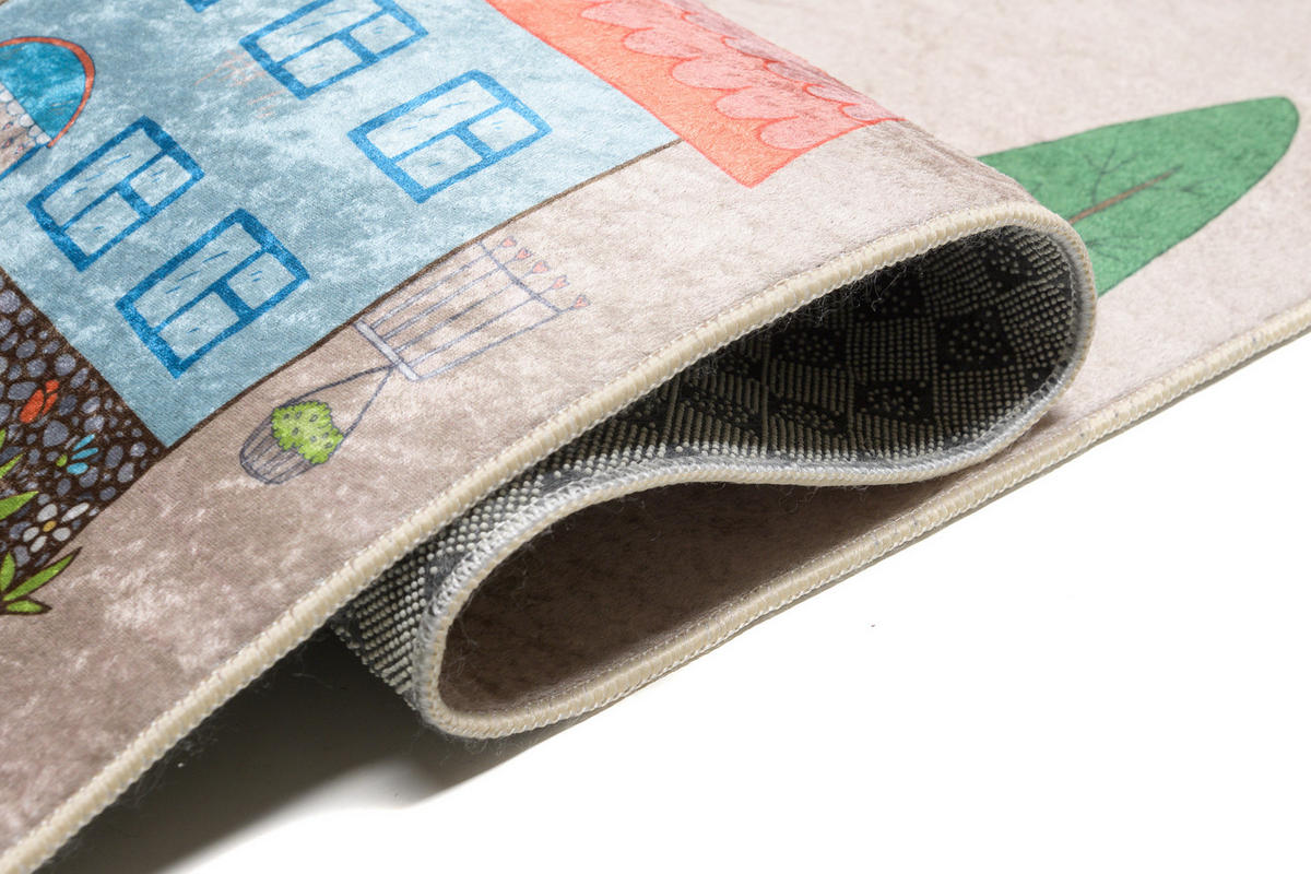 TEPPICH EMMA Creme 140/200 cm - Creme, Kunststoff (140/200cm) - Tapiso