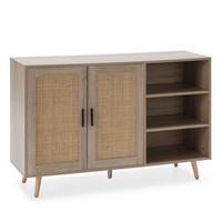SIDEBOARD Dalia 2 Türen 3 Fächern Eichenfarbe - Honigeiche, Holzwerkstoff (120/76/38cm)
