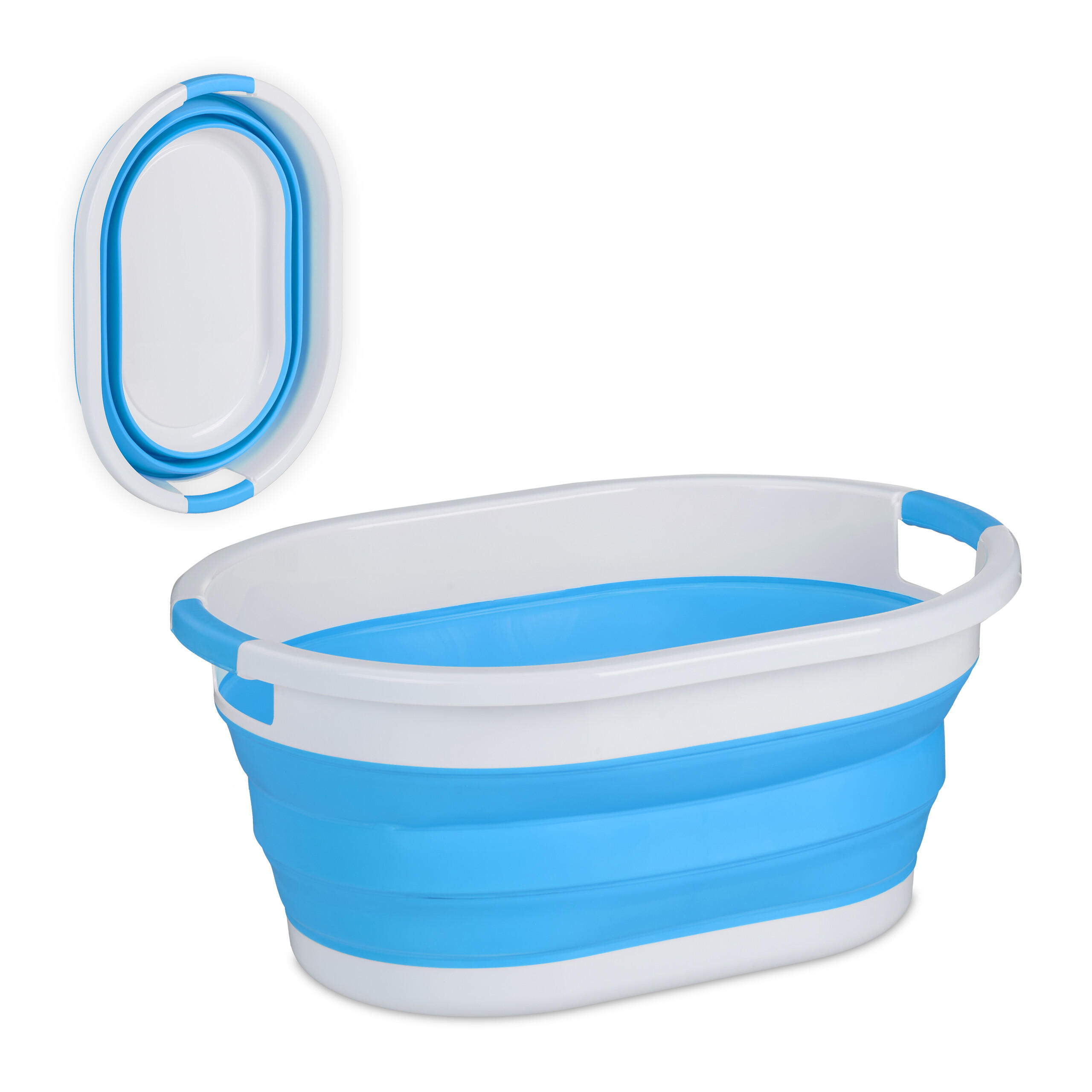 KÔŠ na prádlo - viacfarebná, plast (61/27.5/44cm) - Relaxdays