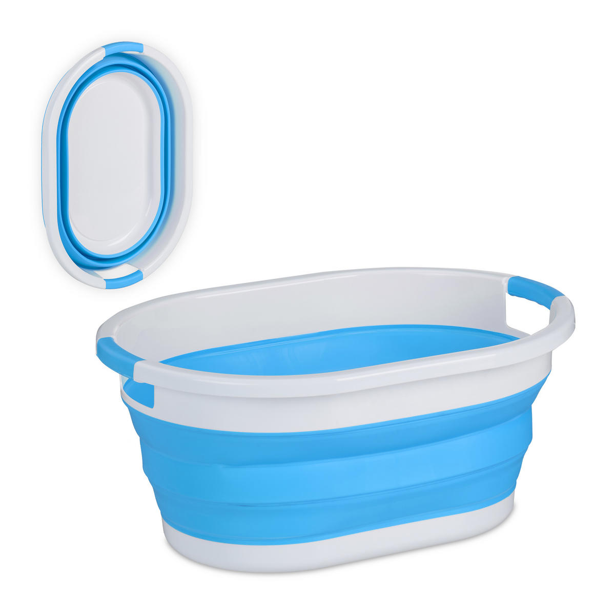 KÔŠ na prádlo - viacfarebná, plast (61/27.5/44cm) - Relaxdays