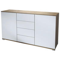 SIDEBOARD Santo Weiß matt - Weiß, Holzwerkstoff (138.5/75.5/35cm) - Vladon