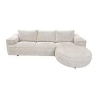 SOFA - 5 Personen - stoff - beige Licanu - Beige, Kunststoff/Textil (273/85.5/164cm) - Vente-Unique