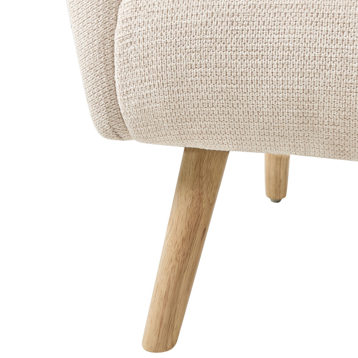 SESSEL Stoff Hellbeige Plassen - Beige, Textil (73/82/53cm) - Beliani