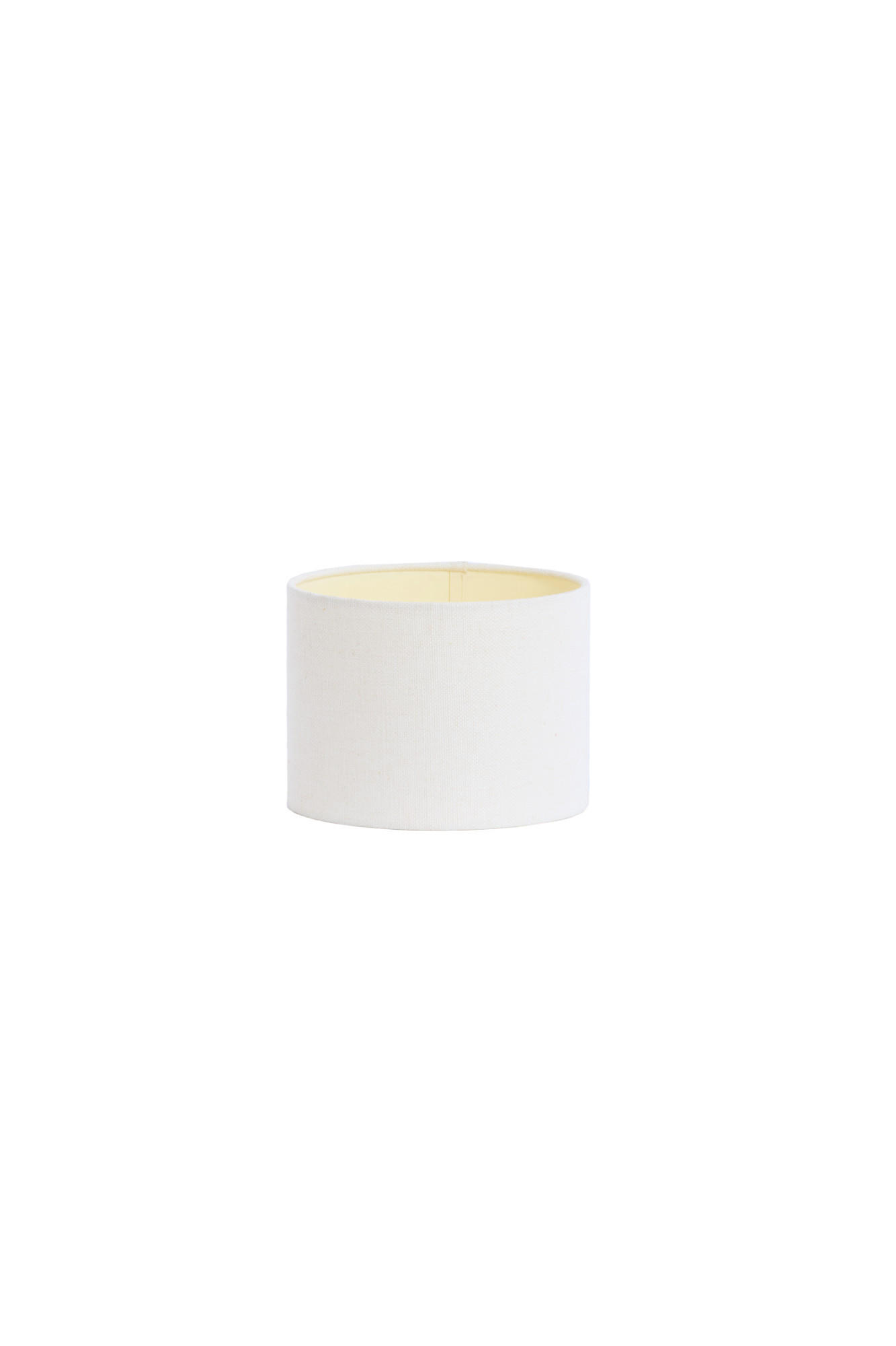 LAMPENSCHIRM - Weiß - 20/20/15 cm - Weiß, Textil (20/20/15cm) - Light & Living
