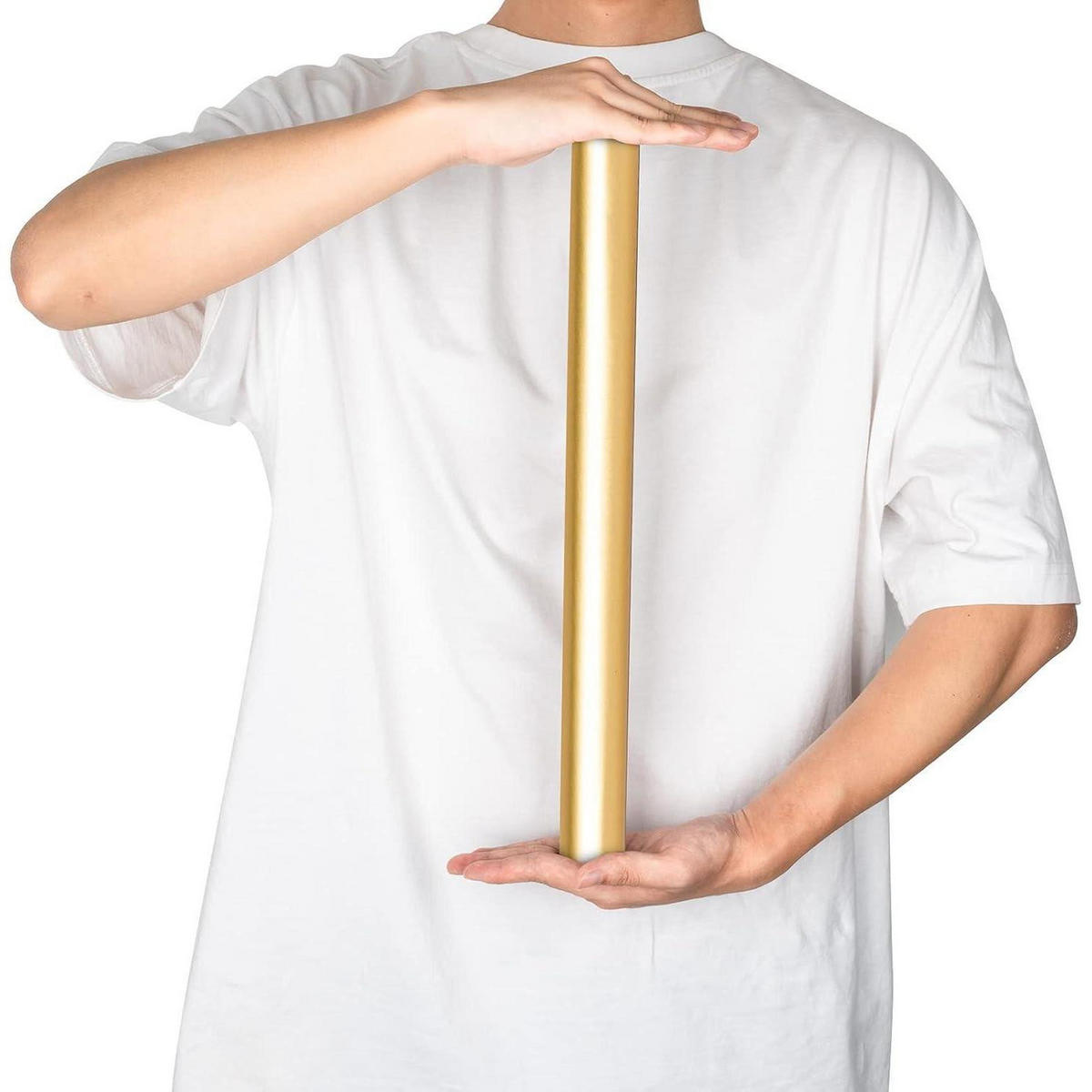 GESCHENKPAPIER Gold Matt 44 cm x 10 m - Goldfarben, Papier (4/44/4cm)