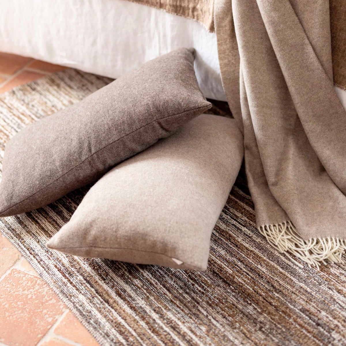 TEPPICH Zungu nussbraun 200 x 290 x 1 cm - Braun, Textil (200/290cm) - Vivaraise
