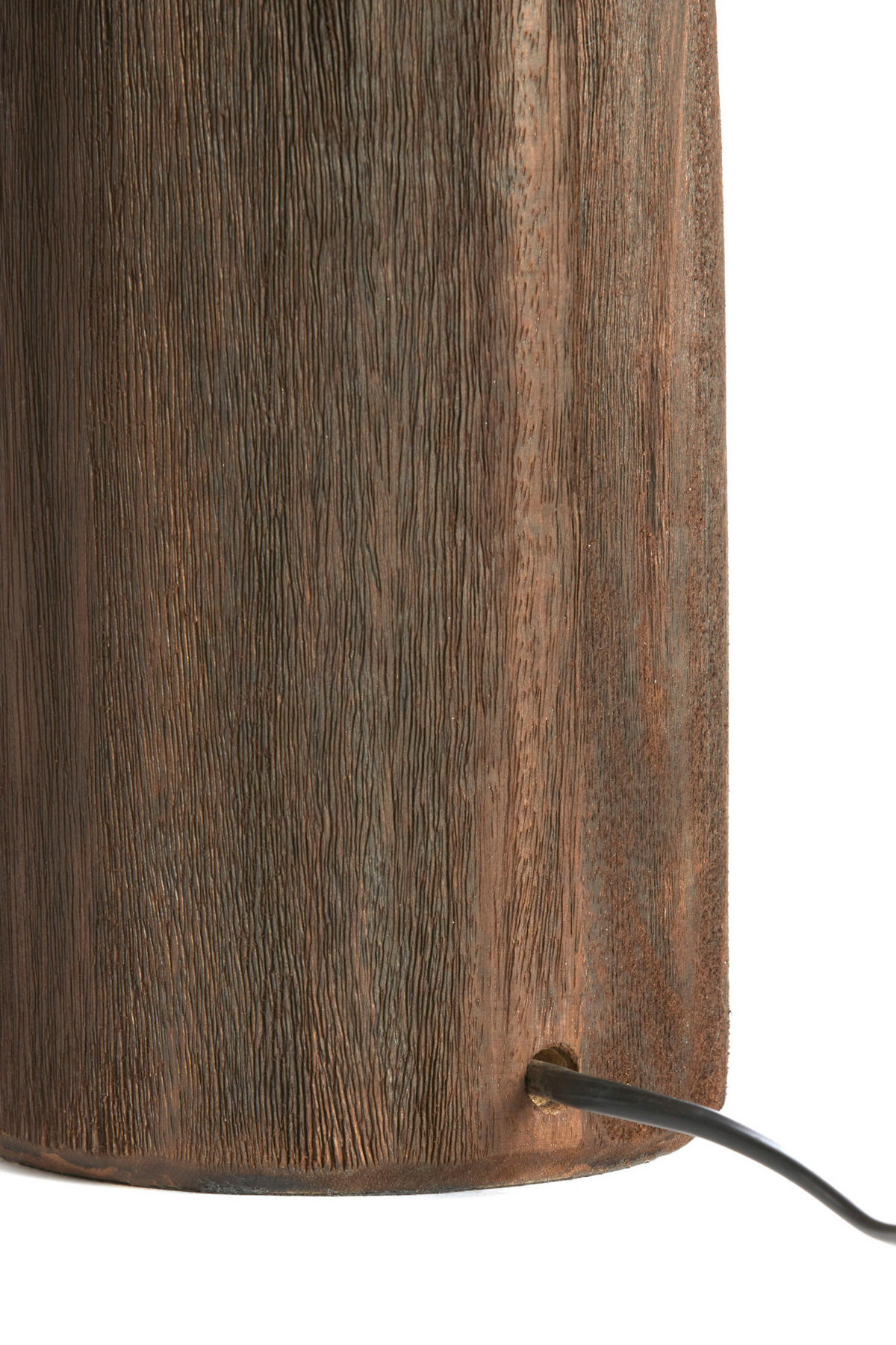 LAMPENFUSS Trapani Braun Ø15/35 cm - Braun, Holz (15/15/35cm) - Light & Living