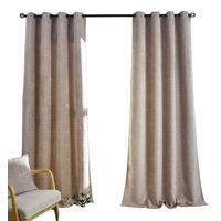 VORHANG 2ER SET »Nürnberg« HxB 245x135 cm Beige - Beige, Textil (135/245cm) - Gardinenbox