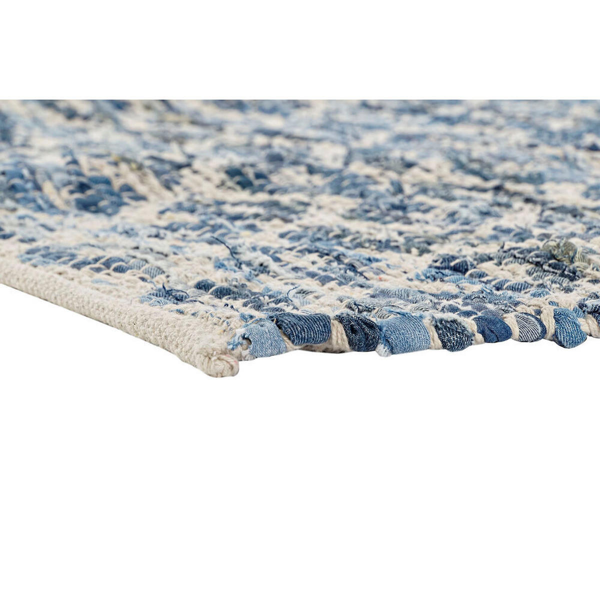 TEPPICH Blau Weiß (120 x 180 x 1 cm) - Multicolor, Textil (120/180cm) - DKD Home Decor