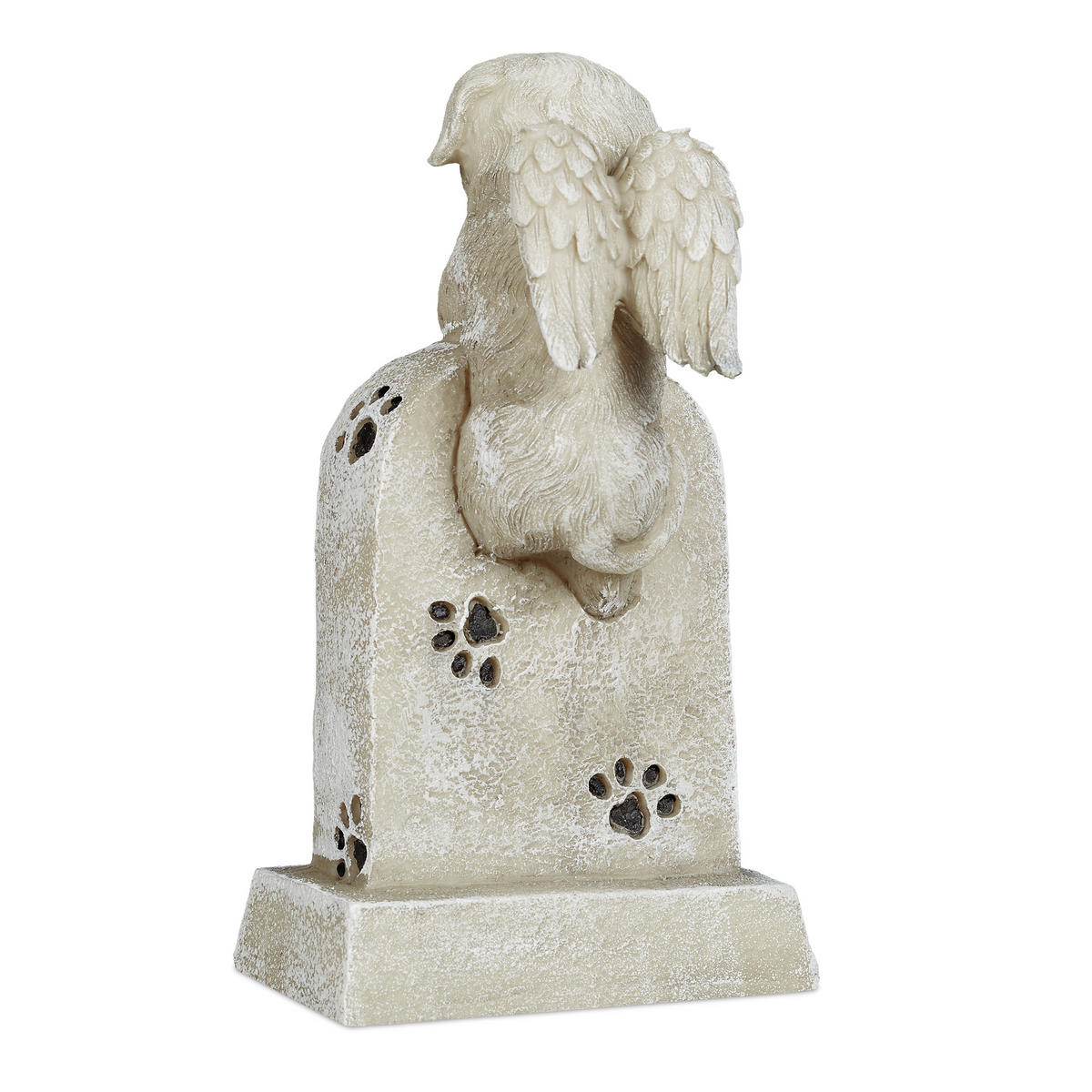 HUNDE-GRABSCHMUCK - Creme, Kunststoff (10.5/20/10cm) - Relaxdays