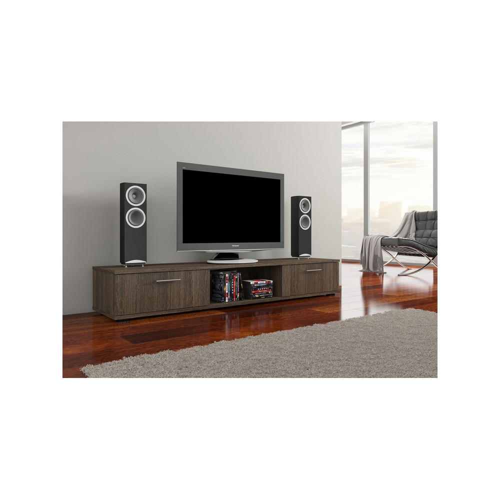 LOWBOARD Aridea 175,5 / 40 / 26cm wenge - Wengefarben, Holz/Holzwerkstoff (176/26/40cm) - Feldmann-Wohnen