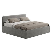 POSLTERBETT 200x200 cm in Grau - Grau, Holzwerkstoff/Textil (200/200cm) - Home Collective