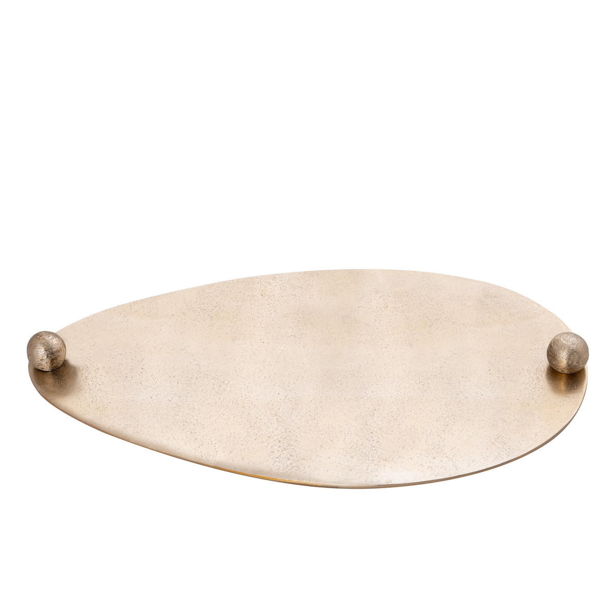 SCHALE Sethuli Gold 56/31/5cm - Goldfarben, Metall (5cm) - PTMD Collection