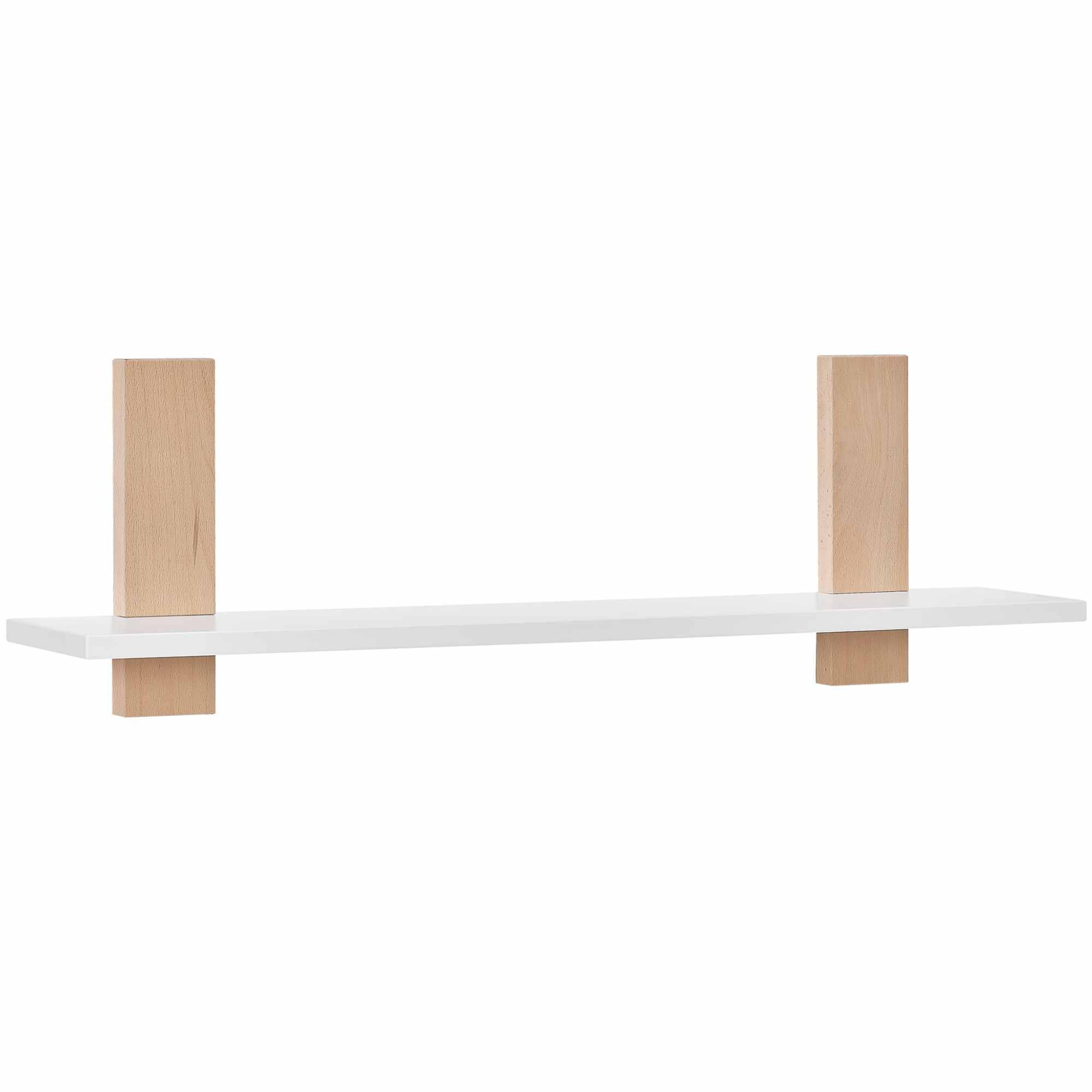 WANDREGAL Dambi - Weiß, Holz (92/20/18cm) - KONSIMO®