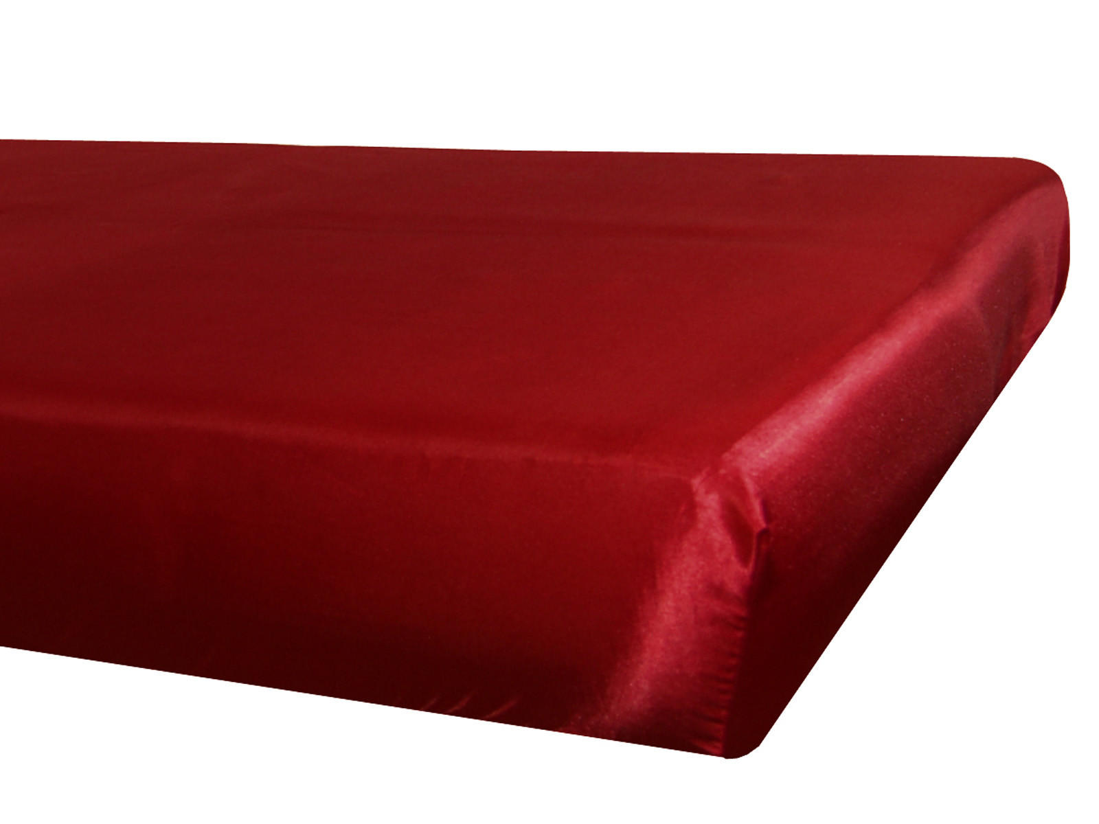 SPANNBETTTUCH Glanz Satin karmin-rot 100/200 cm - Rot, Textil (100/200cm) - beties Heimtextil
