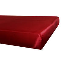 SPANNBETTTUCH Glanz Satin karmin-rot 100/200 cm - Rot, Textil (100/200cm) - beties Heimtextil