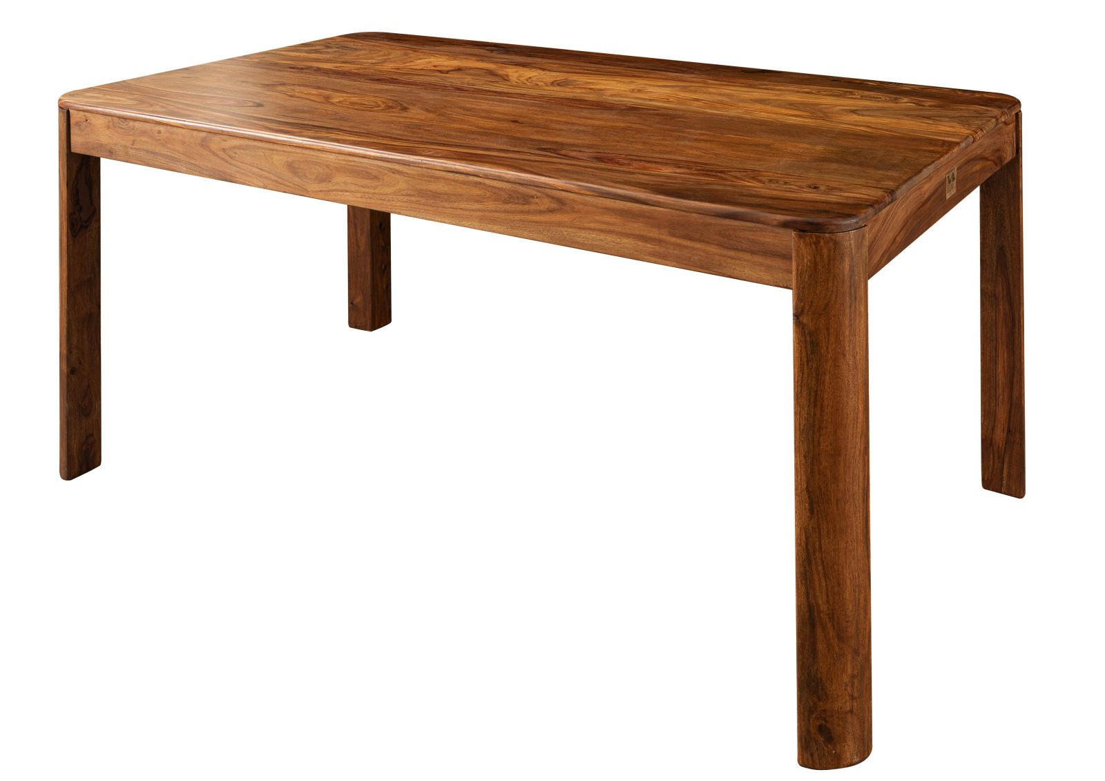 ESSTISCH Sheesham 160x90x76 walnuss gewachst TORONTO #224 - Walnussfarben, Holz (160/90/76cm) - Massivmoebel24