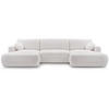 WOHNLANDSCHAFT Fiero U beige - Beige, Textil (364/87/186cm) - Beautysofa