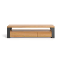TV-SCHRANK Horizon aus massivem Eichenholz 160 cm - Eichefarben/Naturfarben, Holz (160/45/50cm) - Danzz